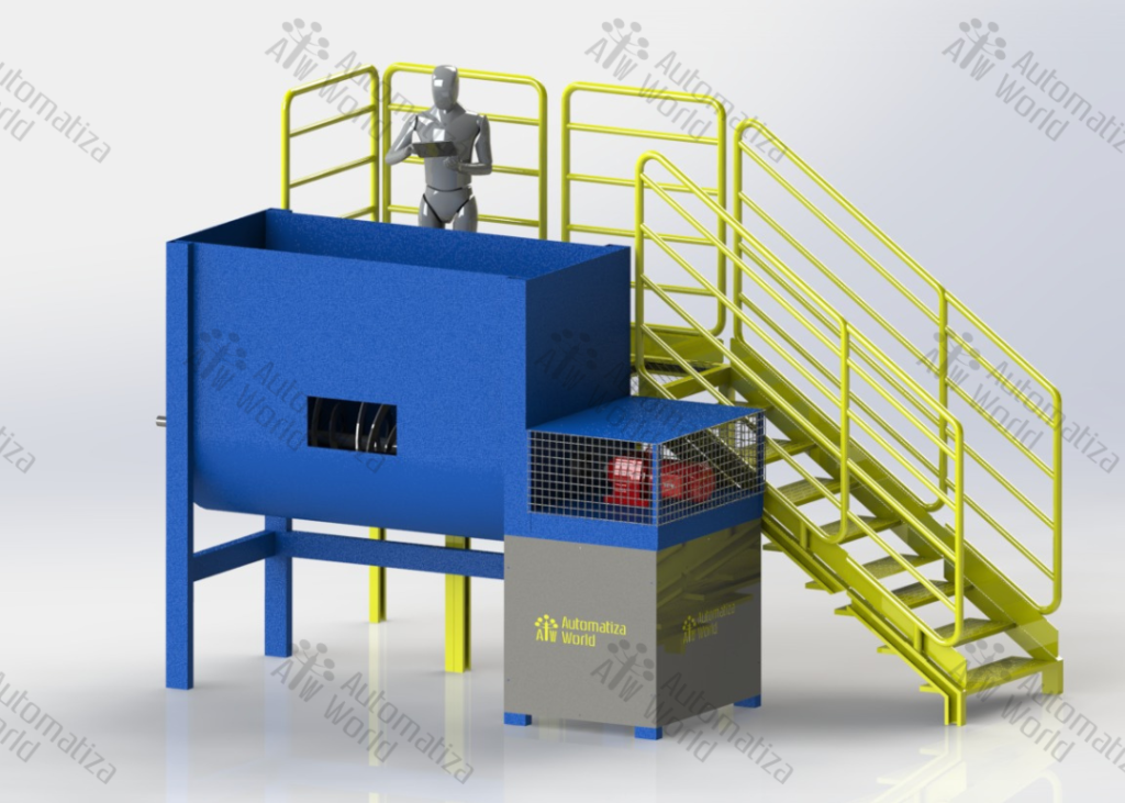Misturador Horizontal tipo Ribbon Blender